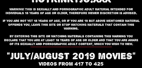  JULYAUGUST 2019 News at HOTKINKYJO site extreme anal fisting, prolapse, public nudity, belly bulge